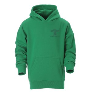 youth green hoodie